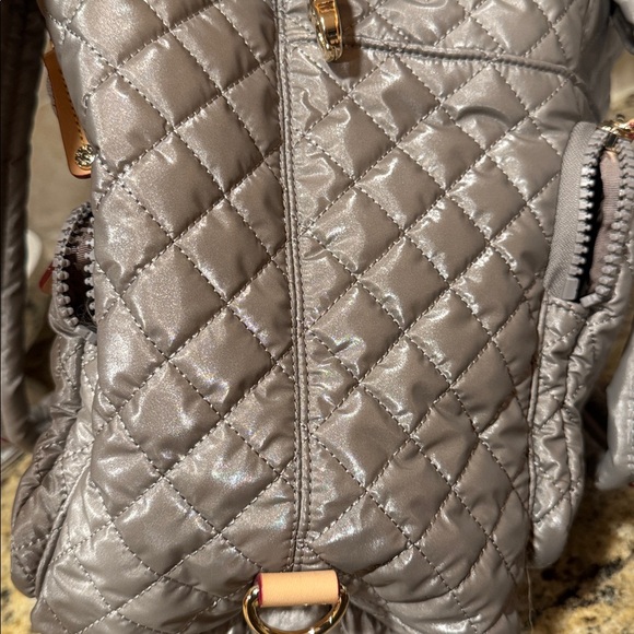 MZ Wallace Large Sutton Travel Bag – Sable Pearl Metallic – Discontinued Color - Picture 11 of 13